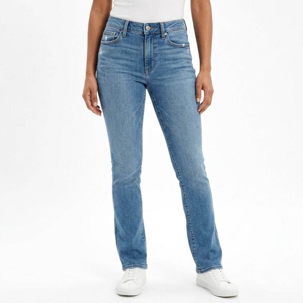 American Eagle Blue Bootcut Stretch Jeans Women Size 8